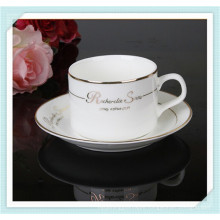 new bone china ceramic coffee mug set , ceramic mug and plate under it,high quality ceramic coffee set manufacture